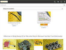 Tablet Screenshot of bindig-us-cars-parts.com